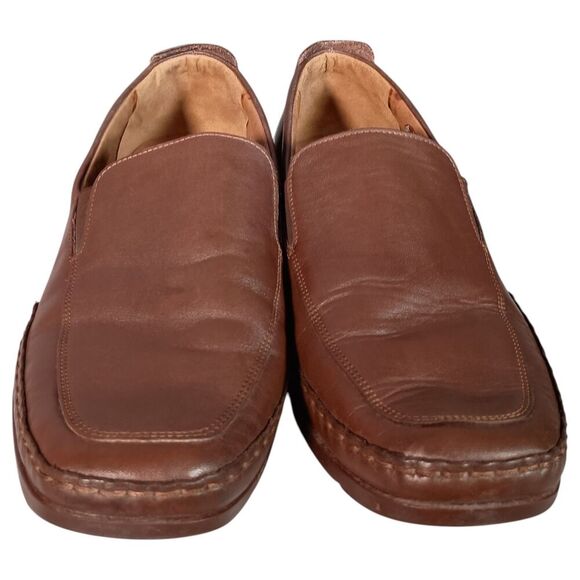Mephisto Men’s Edlef Loafers 10.5 Brown Leather Slip-On Casual Driving Shoes main image 13